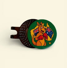 Load image into Gallery viewer, Bogey Nation Metal Hat Clip Ball Markers - Australiana