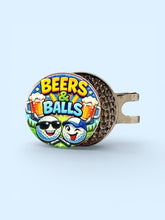 Load image into Gallery viewer, Bogey Nation Metal Hat Clip Ball Markers - Cheeky