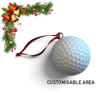 Load image into Gallery viewer, Jingle Balls - Authentic Golf Ball Hanging Decorations - 3 pack