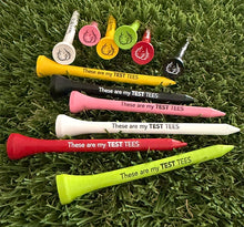 Load image into Gallery viewer, Bogey Nation Sarcasm These are My Test Tees 12pk