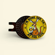 Load image into Gallery viewer, Bogey Nation Metal Hat Clip Ball Markers - Australiana
