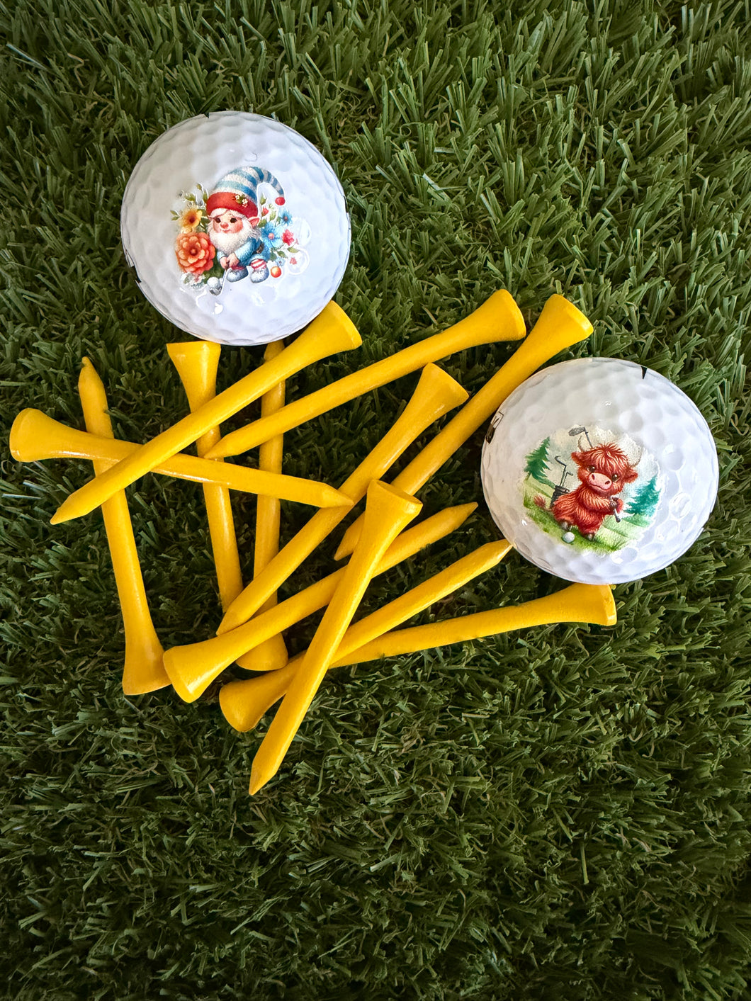 MGB Coloured Wood Tee 75mm 100 pack