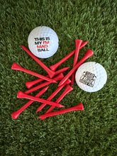 Load image into Gallery viewer, MGB Coloured Wood Tee 75mm 100 pack
