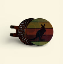 Load image into Gallery viewer, Bogey Nation Metal Hat Clip Ball Markers - Australiana
