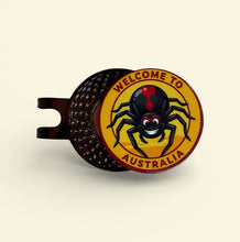 Load image into Gallery viewer, Bogey Nation Metal Hat Clip Ball Markers - Australiana
