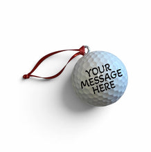 Load image into Gallery viewer, Jingle Balls - Authentic Golf Ball Hanging Decorations - 3 pack

